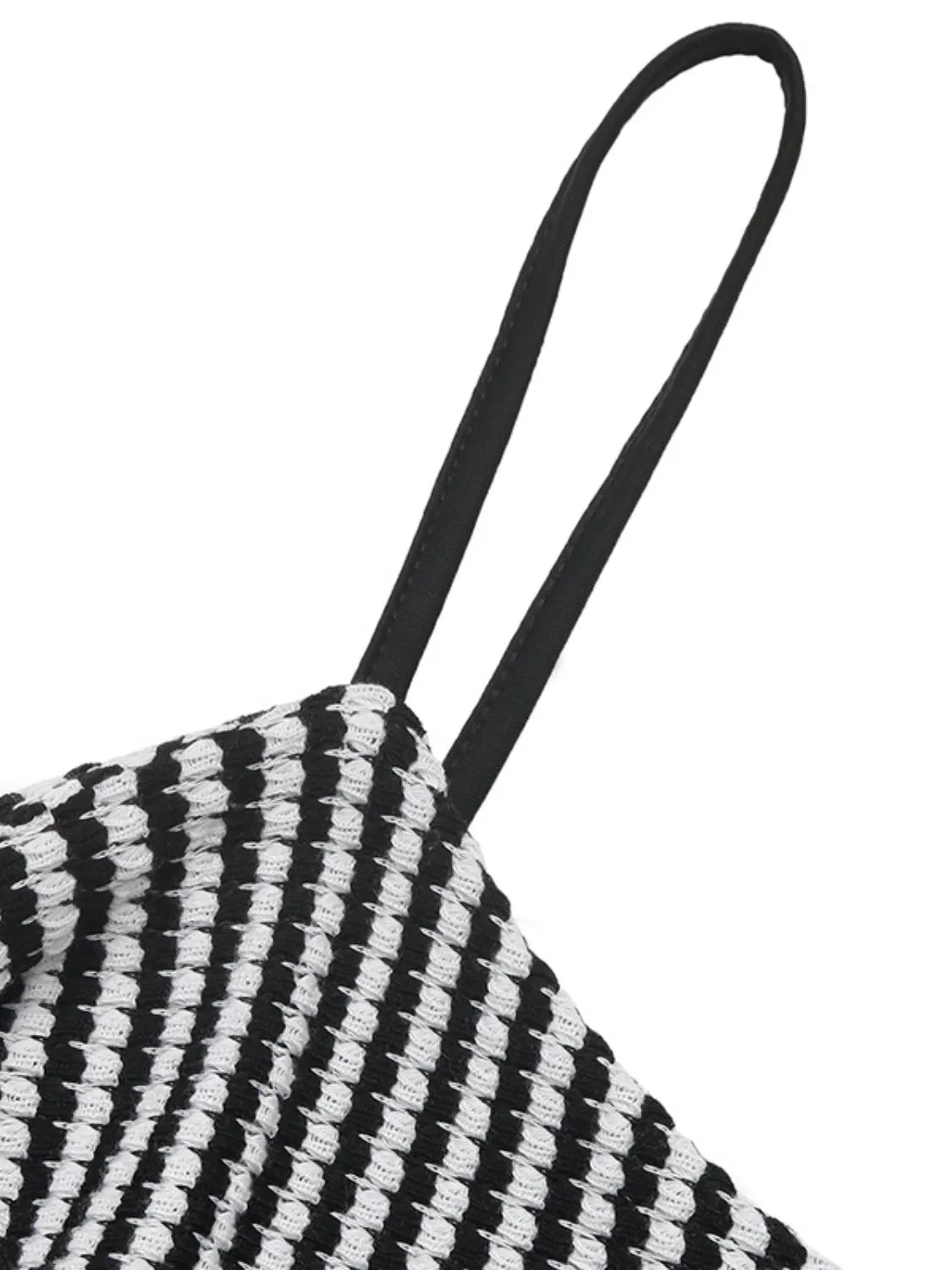 Twisted Front Striped Romper