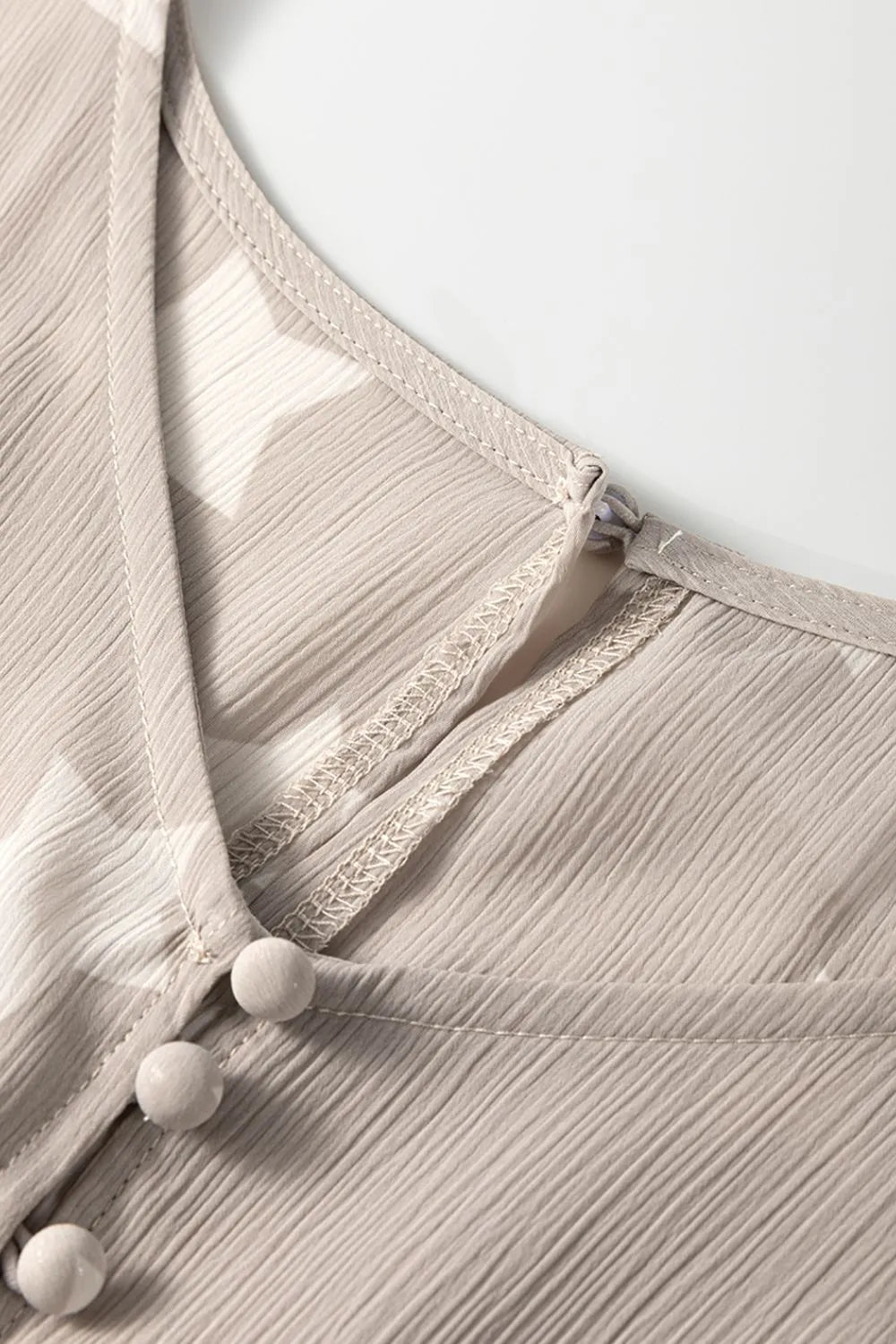 Star Print Crinkle Textured Kimono Ruffle Sleeve Romper