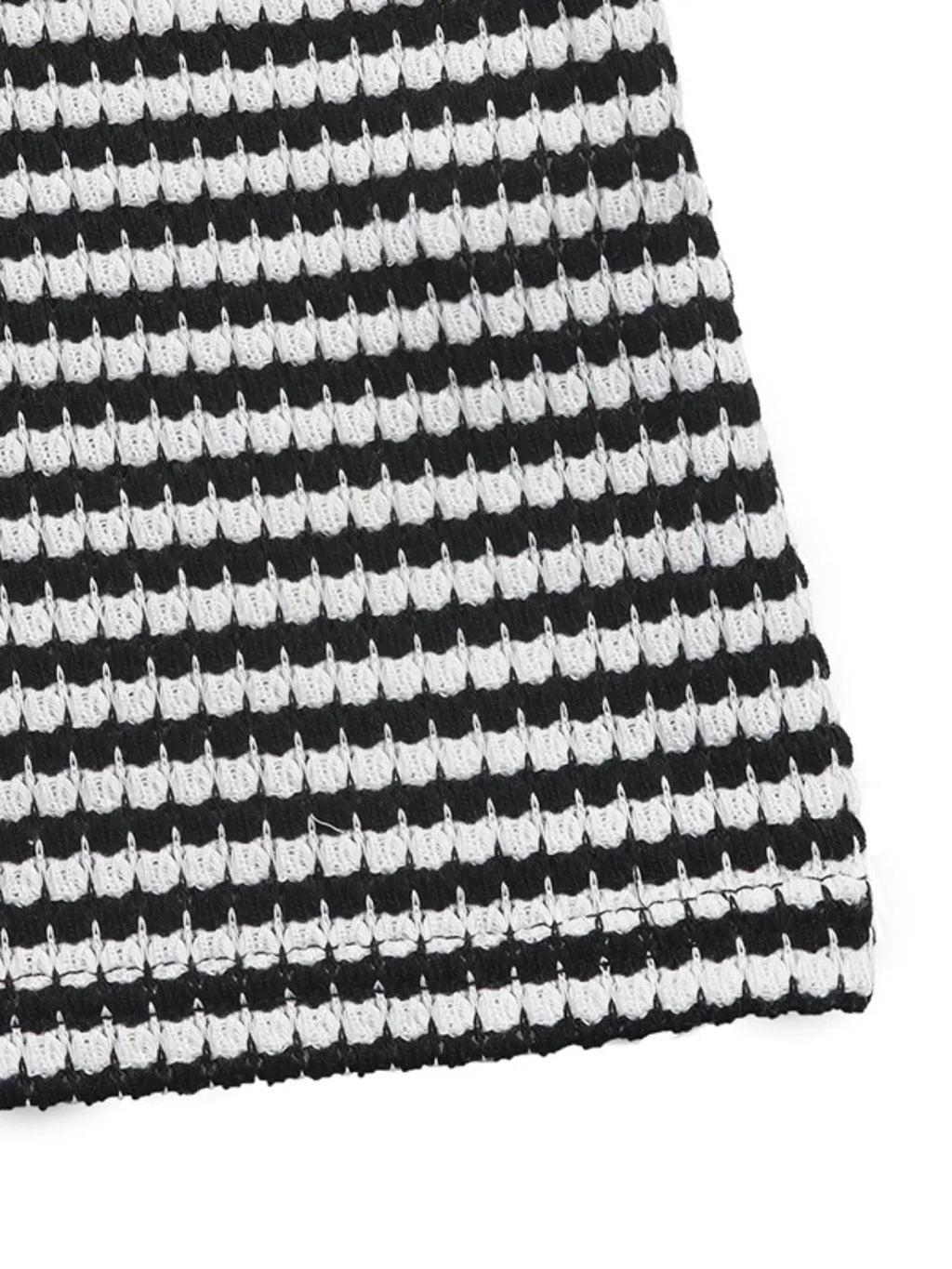 Twisted Front Striped Romper