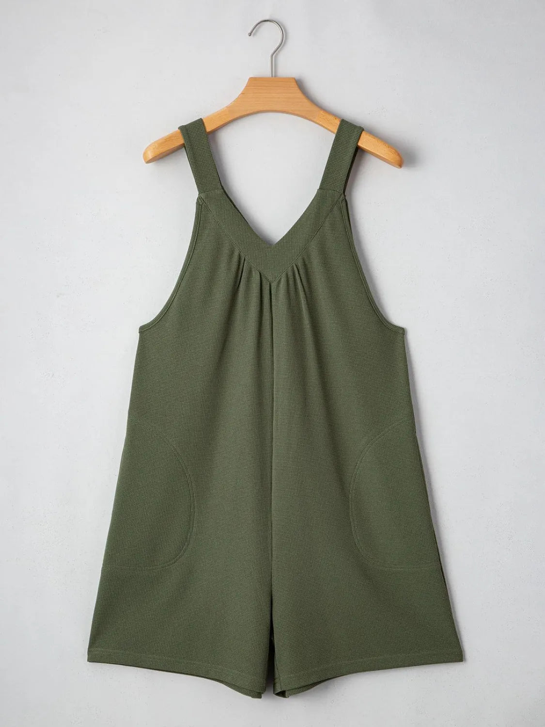 V-Neck Wide Strap Romper